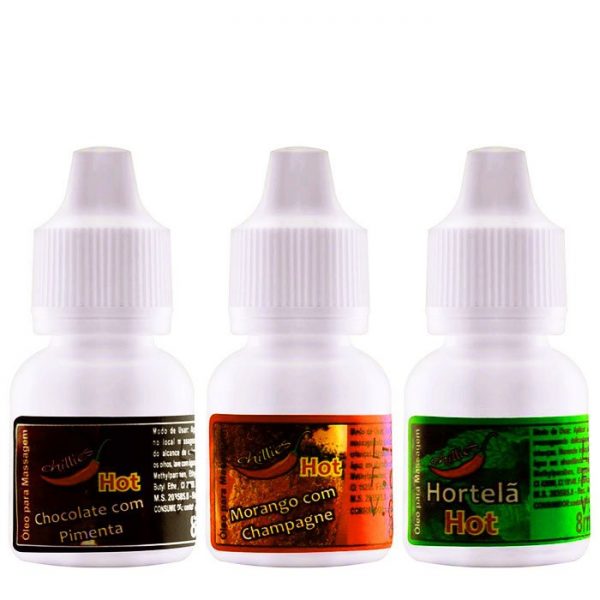 GOTAS DO PRAZER EXCITANTE AROMÁTICO 8ML - CHILLIES