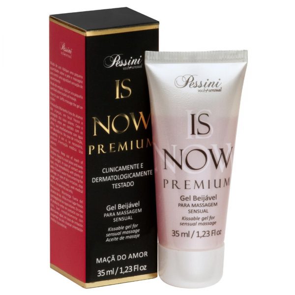 IS NOW PREMIUM GEL COMESTÍVEL HOT 35ML PESSINI - MAÇÃ DO AMOR