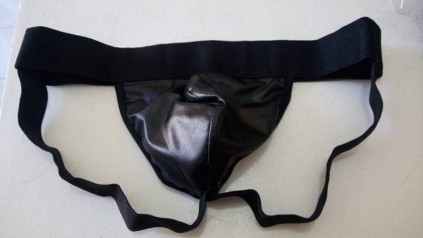 Cueca Jockstrap Suporte Atlétitco Com Alça Undewear Man Preta