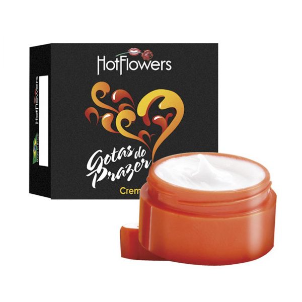 GOTAS DO PRAZER CREME POTE 4G HOT FLOWERS