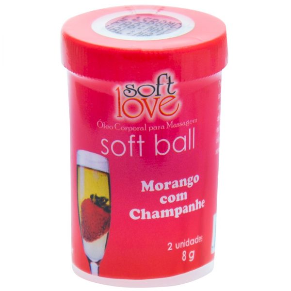 SOFT BALL BOLINHA BEIJÁVEL 8G 02 UNIDADES SOFT LOVE