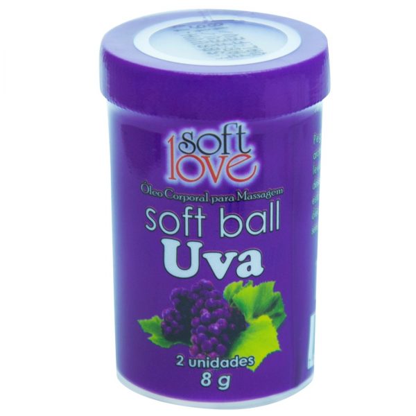 SOFT BALL BOLINHA BEIJÁVEL 8G 02 UNIDADES SOFT LOVE