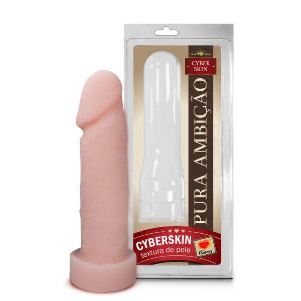 PRÓTESE MACIÇA EM CYBERSKIN - 16x4cm - Sexy Fantasy