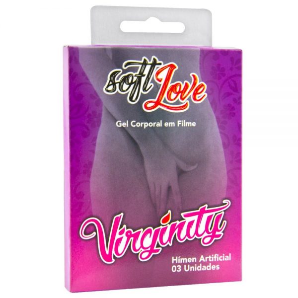 VIRGINITY MEMBRANA BIODEGRADÁVEL 03 UNIDADES SOFT LOVE