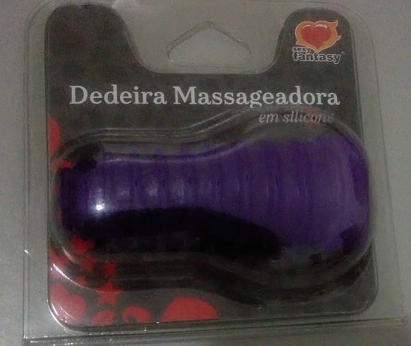 CAPA PARA DEDOS COM CÍRCULOS ROXA - SEXY FANTASY