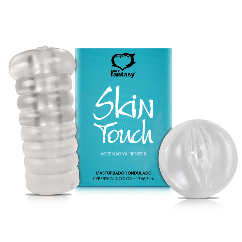 MASTURBADOR ONDULADO EM CYBERSKIN INCOLOR - Sexy Fantasy