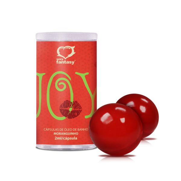 BOLINHA BEIJÁVEL JOY DE MORANGO