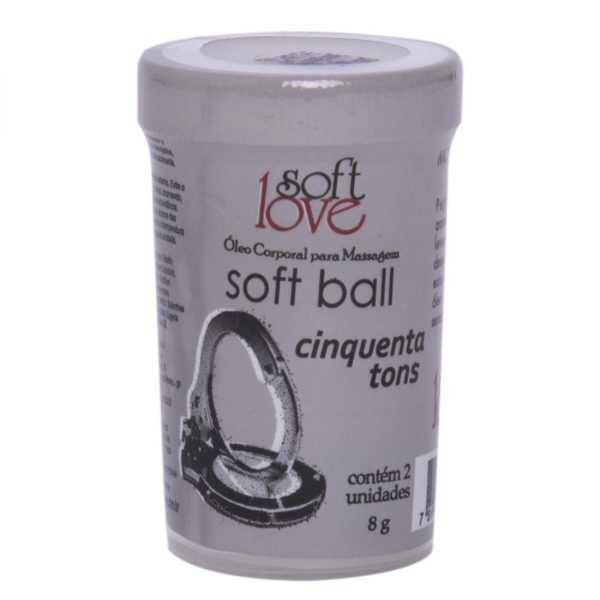 SOFT BALL BOLINHA 50 TONS DE LIBERDADE 8G 02 UNIDADES SOFT LOVE