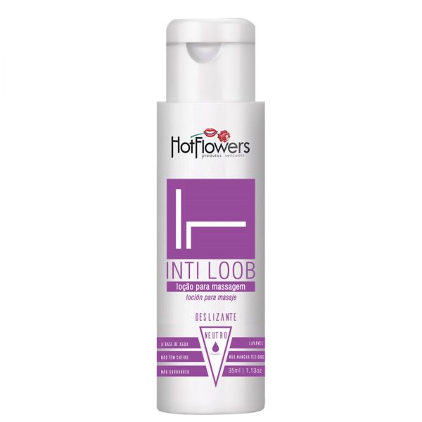 INTI LOOB LOÇÃO LUBRIFICANTE 35ML HOT FLOWERS