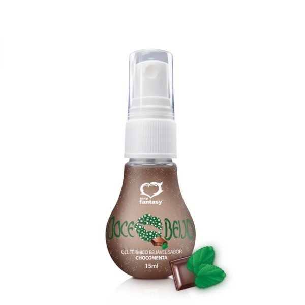 DOCE BEIJO GEL COMESTÍVEL TÉRMICO 15ML SEXY FANTASY - CHOCOMENTA