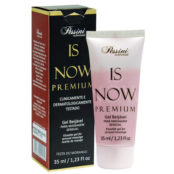 IS NOW PREMIUM GEL COMESTÍVEL HOT 35ML PESSINI - MAÇÃ DO AMOR