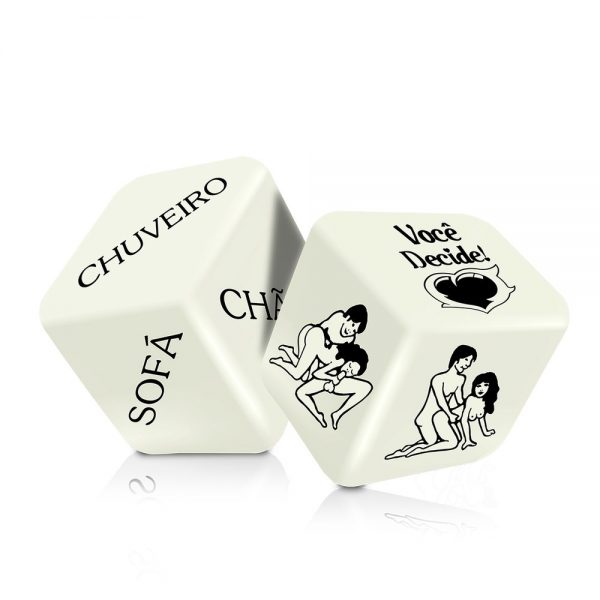 DADOS JOGO DO PRAZER HOT BRILHA NO ESCURO SEXY FANTASY