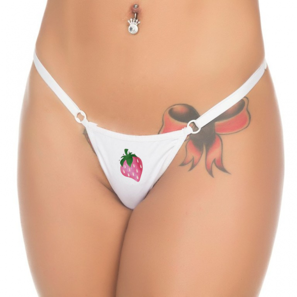 FIO DENTAL APLIQUES VARIADOS PIMENTA SEXY - Branca