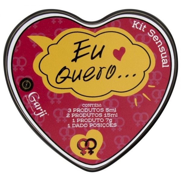 KIT SENSUAL EU QUERO LÉSBICA GARJI