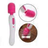 VIBRADOR DUPLO VARINHA MAGICA USB - Branco c/ Rosa - Image 3