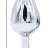 PLUG EM AÇO INOX COM JOIA EM FORMATO DE CORAÇÃO ROSA - G - Image 2