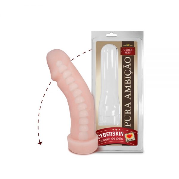 PRÓTESE EM CYBERSKIN COM VÉRTEBRA - 18X5CM - SEXY FANTASY