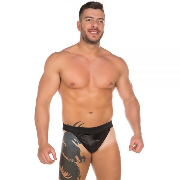 CUECA MASCULINA LEVANTA BUMBUM PIMENTA SEXY - PRETA