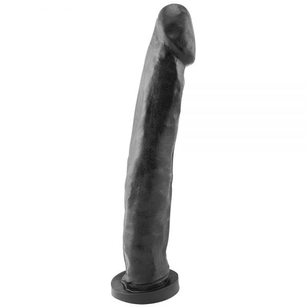 PRÓTESE MACIÇA 28,5 X 5,4CM PRAZER E CIA - PRETO