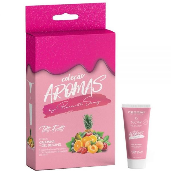 CALCINHA AROMÁTICA COM GEL BEIJÁVEL 10ML PIMENTA SEXY - TUTTI FRUTTI