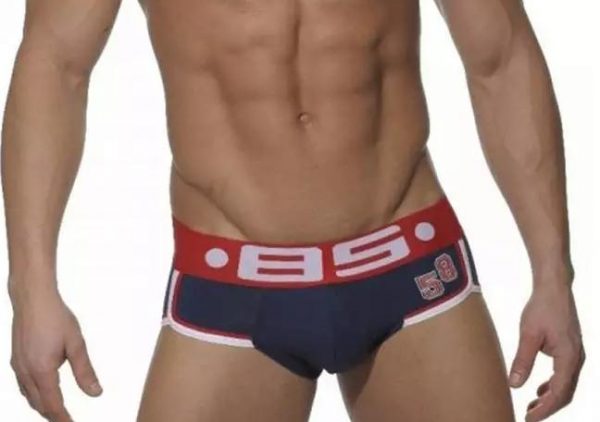 CUECA MASCULINA 58  AZUL- P