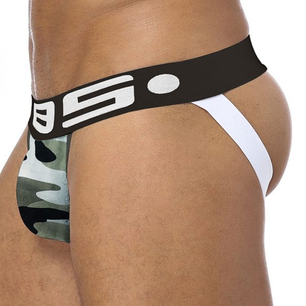 CUECA JOCKSTRAP MASCULINA 85 COLLECTION - MILITAR - GG