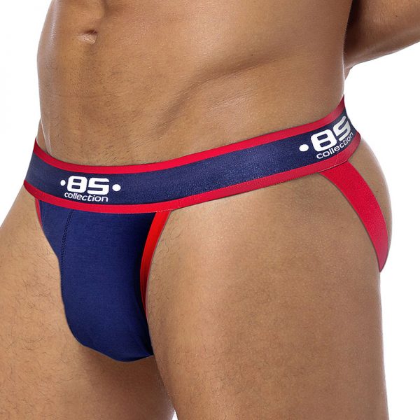 CUECA JOCKSTRAP MASCULINA 85 COLLECTION - AZUL ESCURO - GG