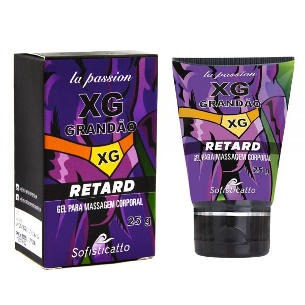 XG GRANDÃO RETARD GEL MASCULINO 25G SOFISTICATTO