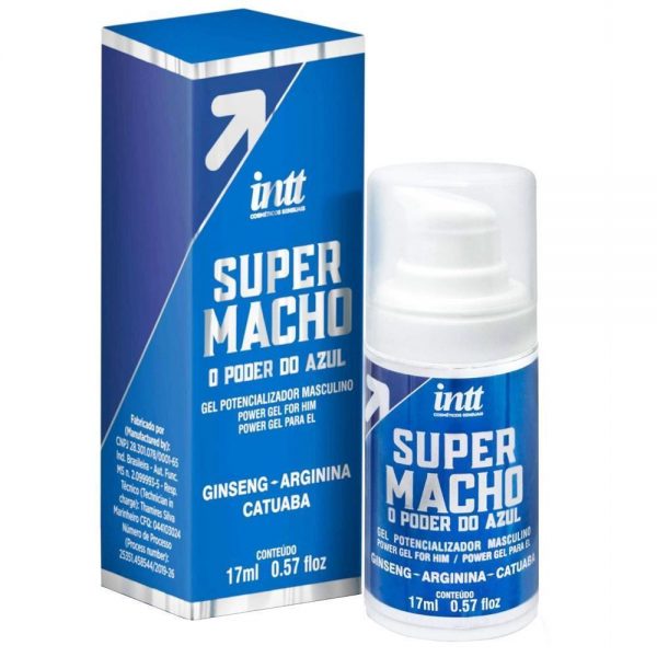 SUPER MACHO O PODER DO AZUL GEL POTENCIALIZADOR 17ML INTT