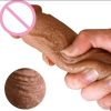 Prótese de Silicone Realística com Escroto e Ventosa – 21,5X4CM - Image 2
