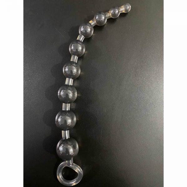 Plug Anal com Bolinhas Gradativas em Silicone X-9