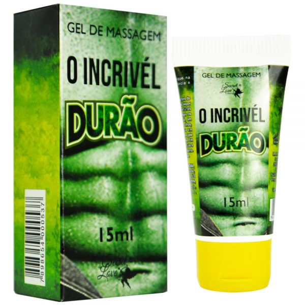 O INCRÍVEL DURÃO GEL EREÇÃO 15ML SECRET LOVE