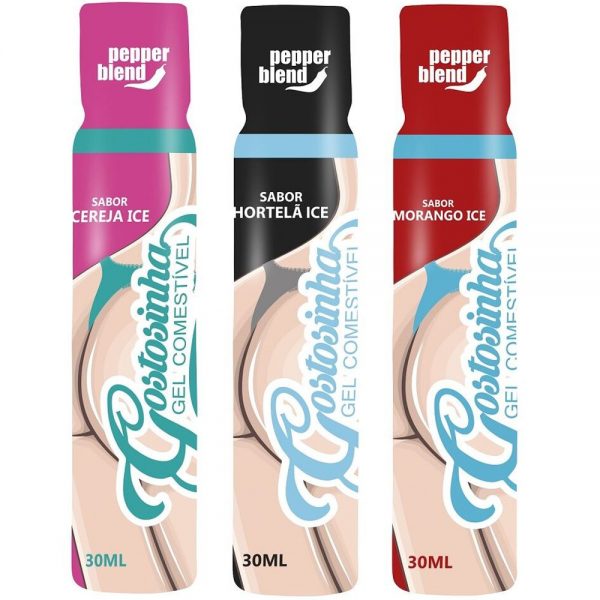 GOSTOSINHA ICE GEL COMESTÍVEL AROMÁTICO 30ML PEPPER BLEND