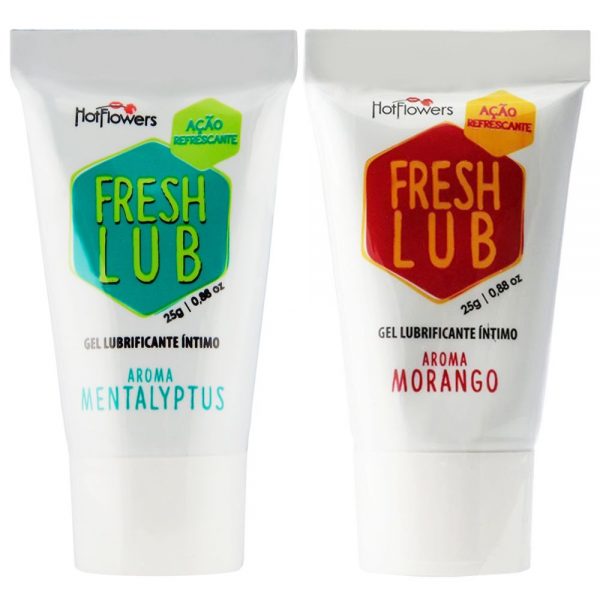 FRESH LUB LUBRIFICANTE BEIJÁVEL 25G HOT FLOWERS