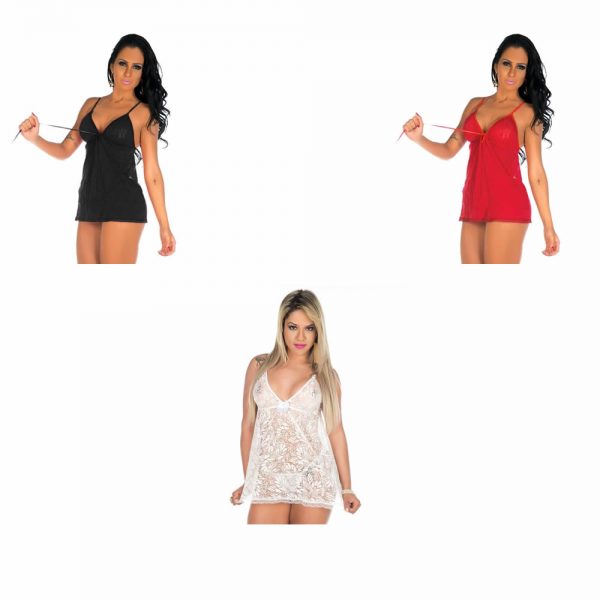 CAMISOLA SENSUAL RENDA PIMENTA SEXY