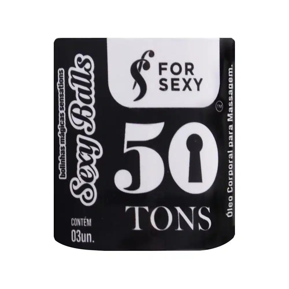 Aumente seu prazer com a Bolinha Excitante 50 Tons 3 unid For Sexy! Explore novas sensações e transforme sua intimidade!