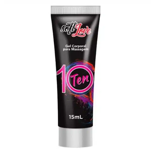 Gel Anal Ten 10 15ml Soft Love: excitante e dessensibilizante para mais prazer e conforto em suas experiências íntimas