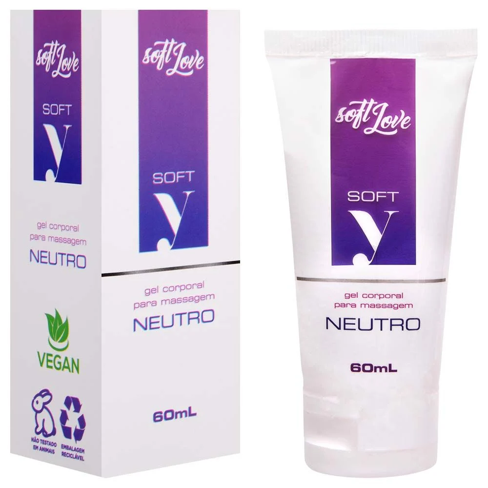 Descubra o Soft Y Lubrificante Neutro 60Ml Soft Love, com fórmula não gordurosa e solúvel em água para máximo conforto e prazer.