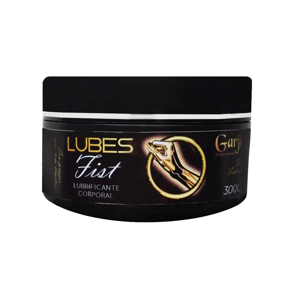 Lubes Fist Lubrificante Corporal For Fisting 300G Garji. Lubrificação intensa, conforto e segurança para suas experiências íntimas.