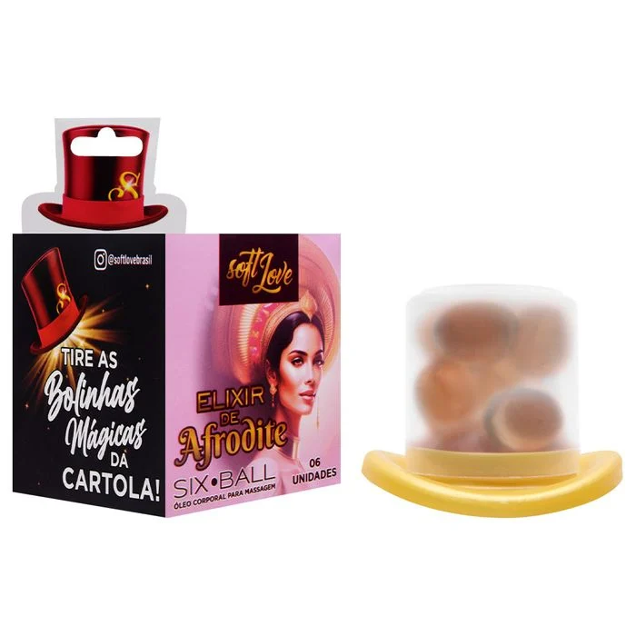 Bolinha Afrodite Excitante 6 Unid. Soft Love