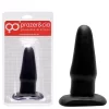 Plug Anal de Borracha Maciça 13 x 4.3cm da Prazer e Cia