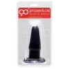 Plug Anal de Borracha Maciça 13 x 4.3cm da Prazer e Cia