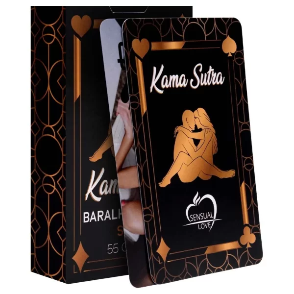 Baralho Kama Sutra Erótico Soft Hétero COPAG: posições suaves, ilustrações delicadas e qualidade premium para casais românticos.