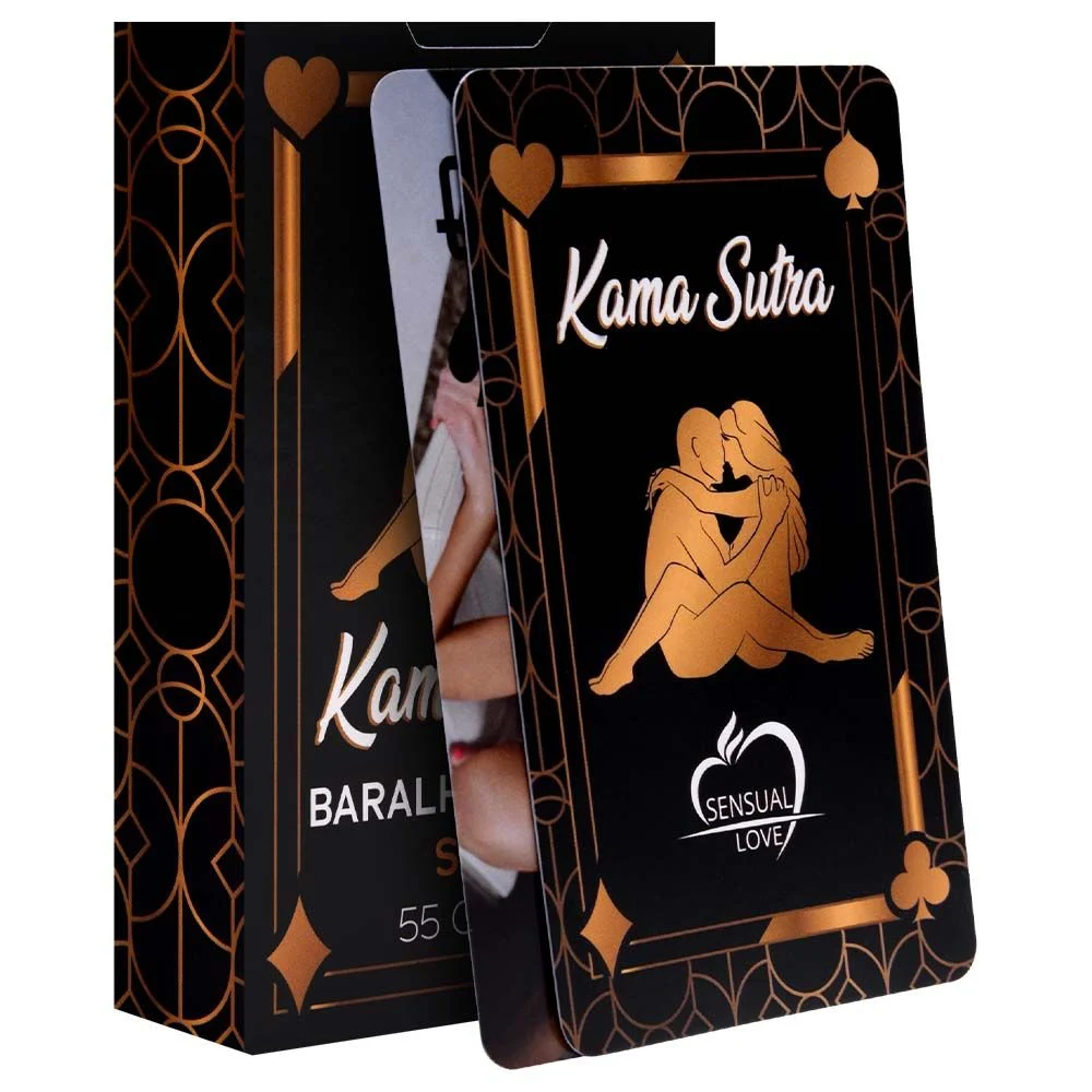 Baralho Kama Sutra Erótico Soft Hétero COPAG: posições suaves, ilustrações delicadas e qualidade premium para casais românticos.
