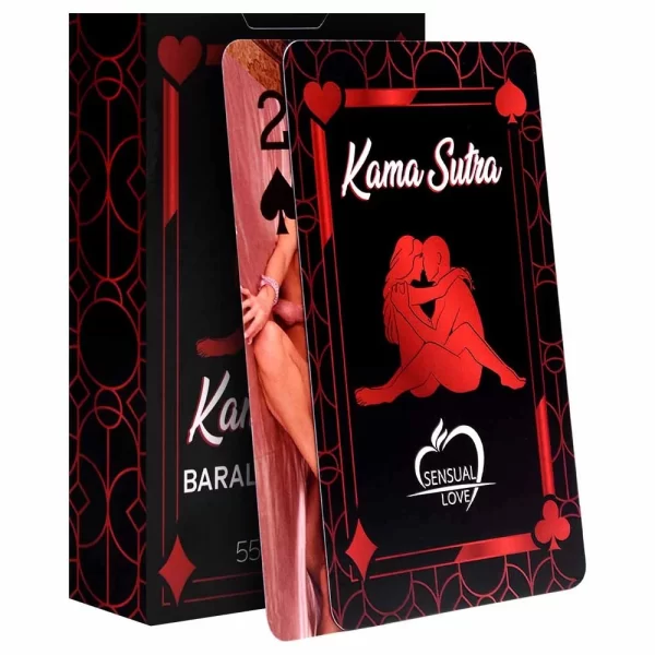 Baralho Kama Sutra Erótico Hard Copag: 55 cartas ousadas para renovar a intimidade com diversão, erotismo e conexão.