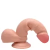 Prótese Realística Pele Dupla 20.5 X 4.4Cm Baile: realismo, ventosa forte e flexibilidade para prazer intenso.