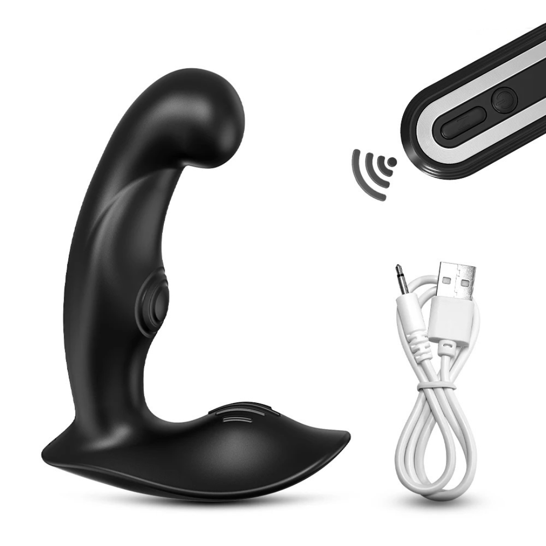 Plug para Próstata com Vibro e Controle