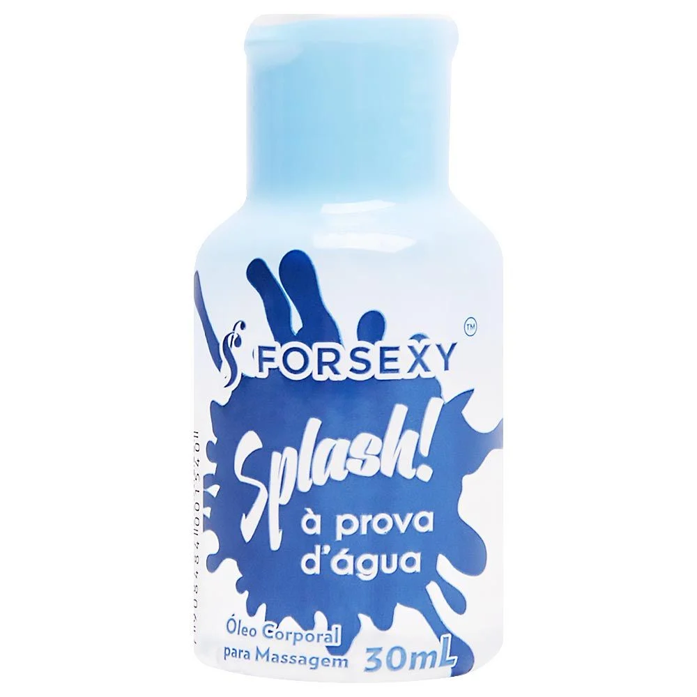Descubra o Splash Lubrificante Siliconado 30Ml For Sexy. À prova d'água, ele hidrata e garante lubrificação duradoura no banho ou piscina.