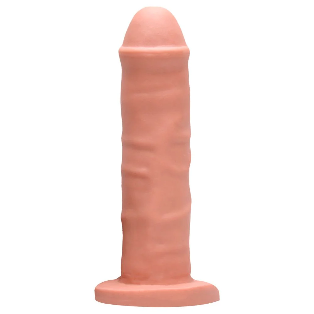 Compre a Prótese Maciça 17 X 4.1 Cm Dominatrixxx. Feita em material seguro, oferece preenchimento firme e prazer intenso sem ventosa.