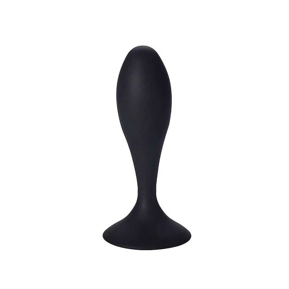 Compre o Plug Anal Silicone Redondo 9.1 X 2.7cm. Formato cônico, silicone macio e ventosa para uma estimulação anal suave e segura.